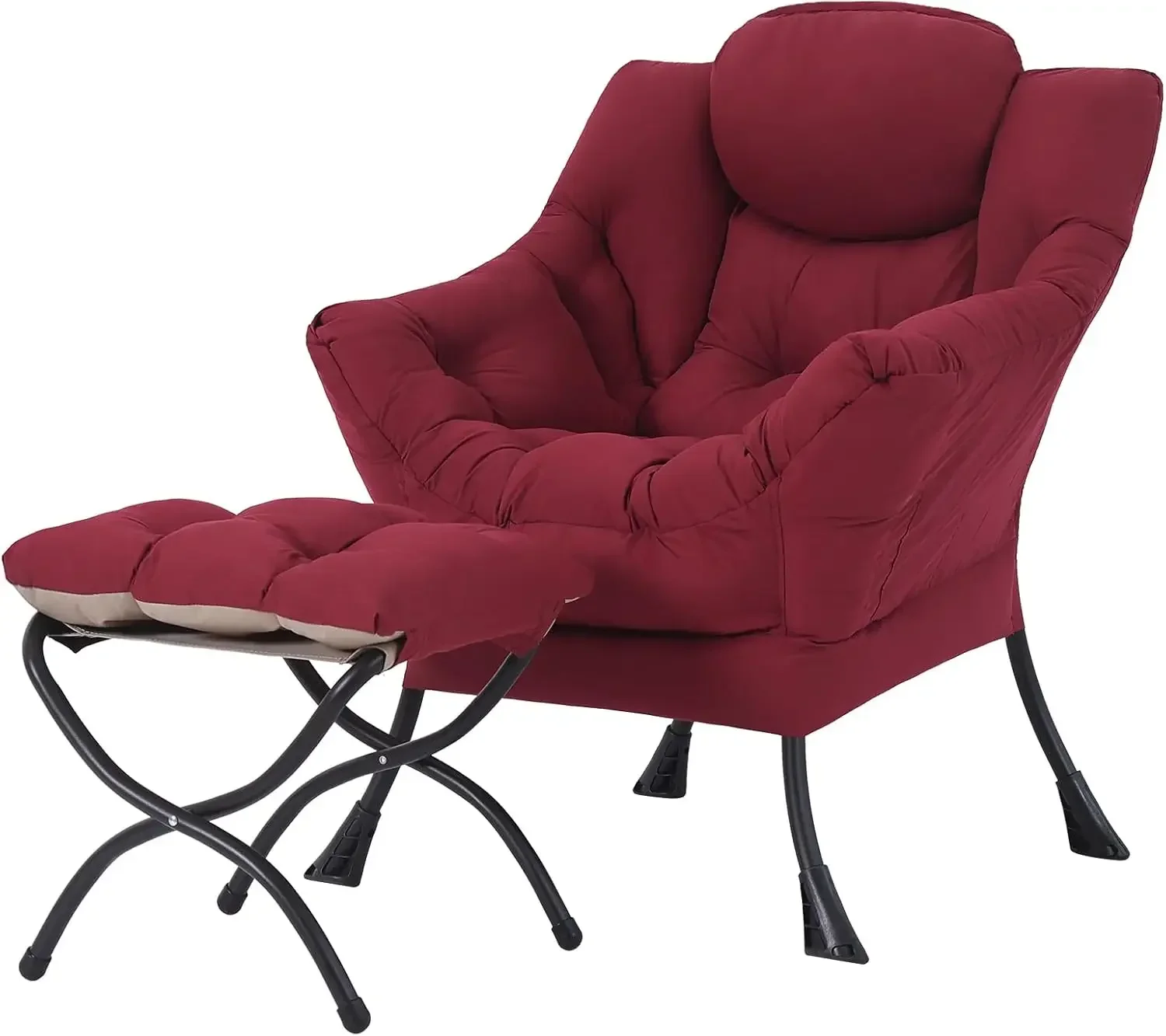 

Tiita Ottoman style lazy chair, modern accent leisure chair, Ottoman style leisure sofa armchair, bedroom, living room