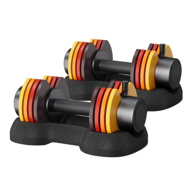 

Color Dumbbells Quick Adjustable Home Fitness