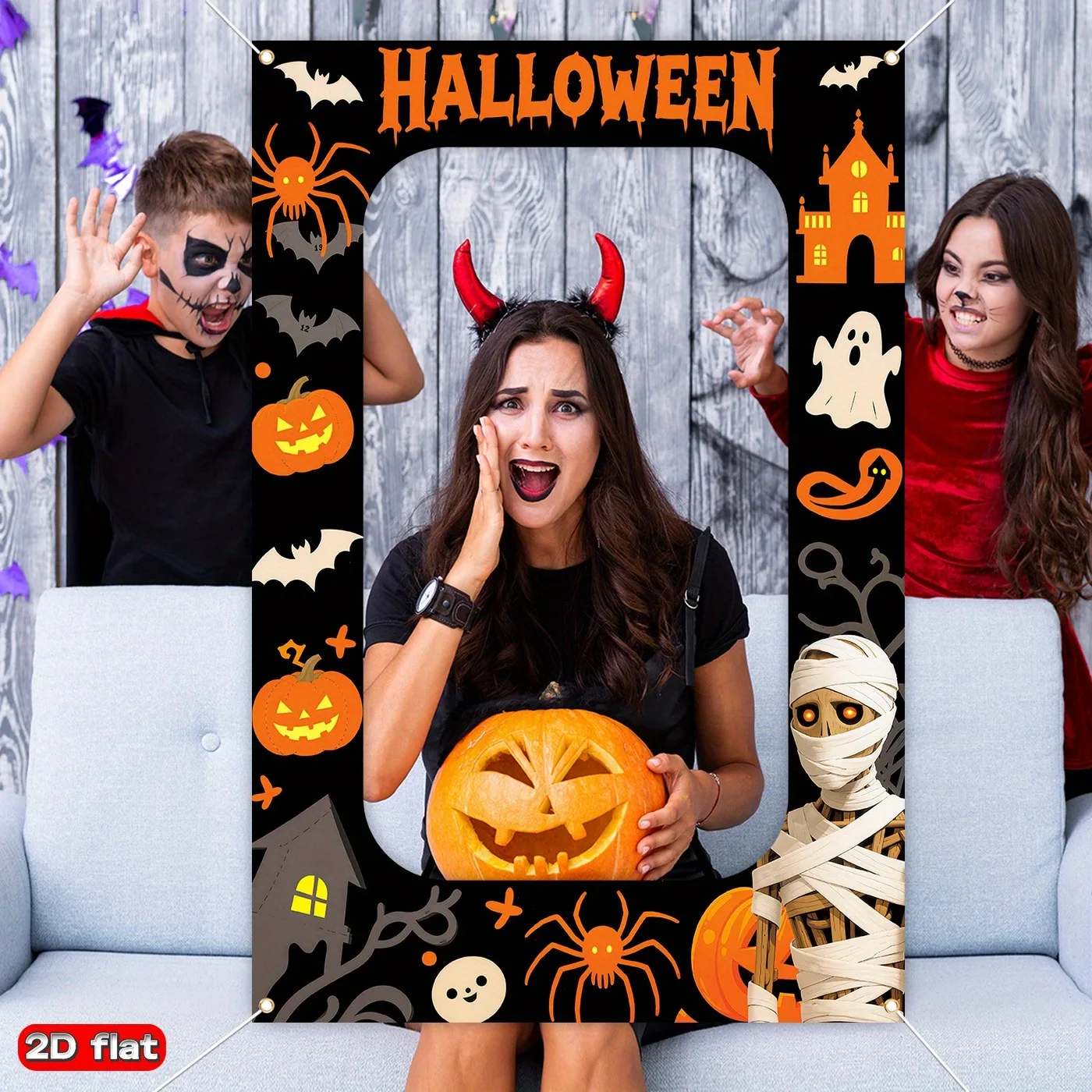 Photography Trick - Marco de Fotos Hueco de Halloween,