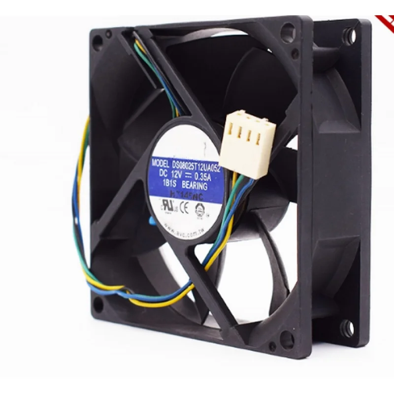 

L CPU Cases Silent Cooling Fan DS08025T12UA052 80*80*25MM 12V 0.35A