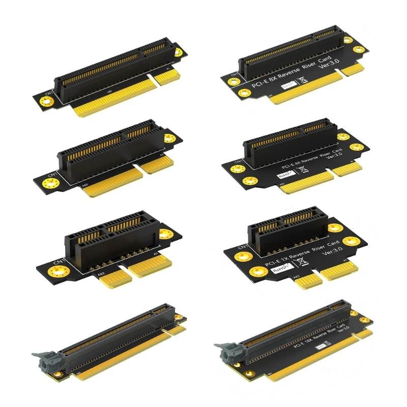 PCIE 1X 4X 8X 16X Adapters Risers Card For 1U/2U Server 90 Degree Risers Converters