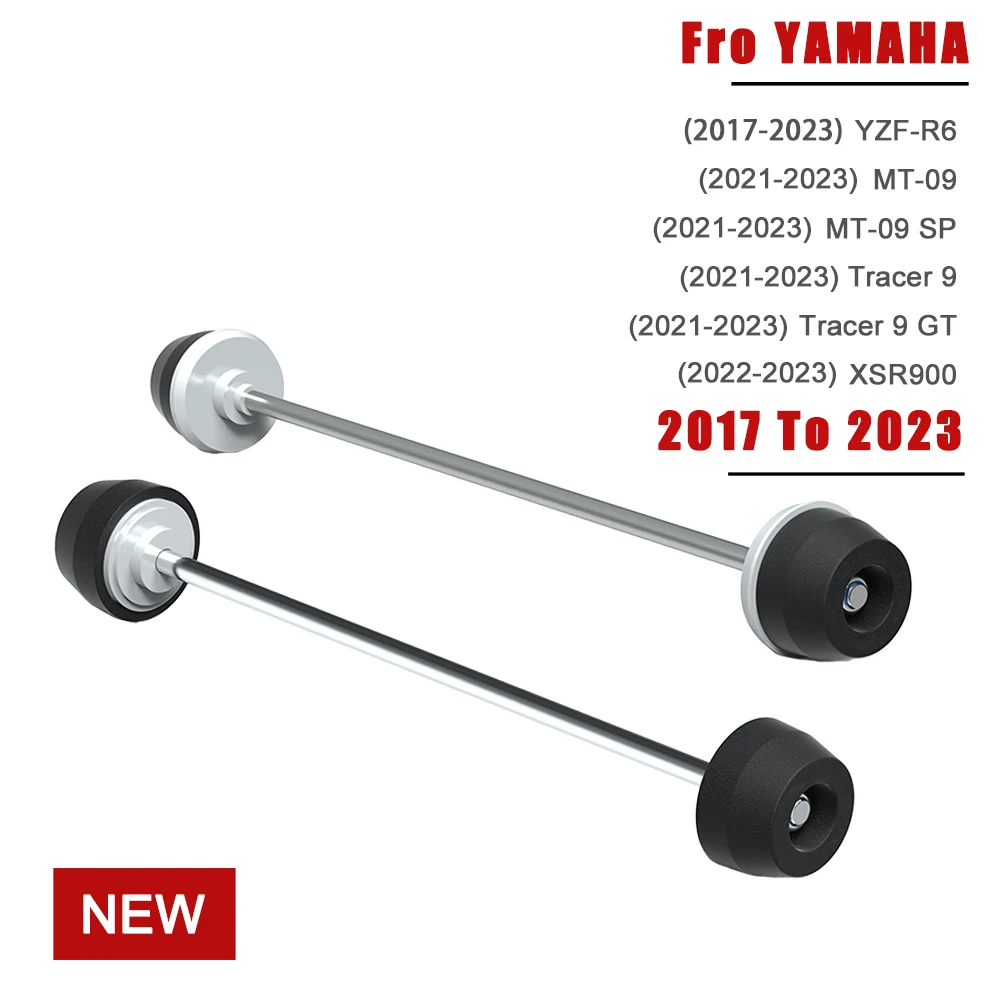 

XSR900 & Tracer 9 GT 2021-2023 Anti-collision Slider Accessories For YAMAHA Motorcycle Front Rear Axle Fork Crash Slider