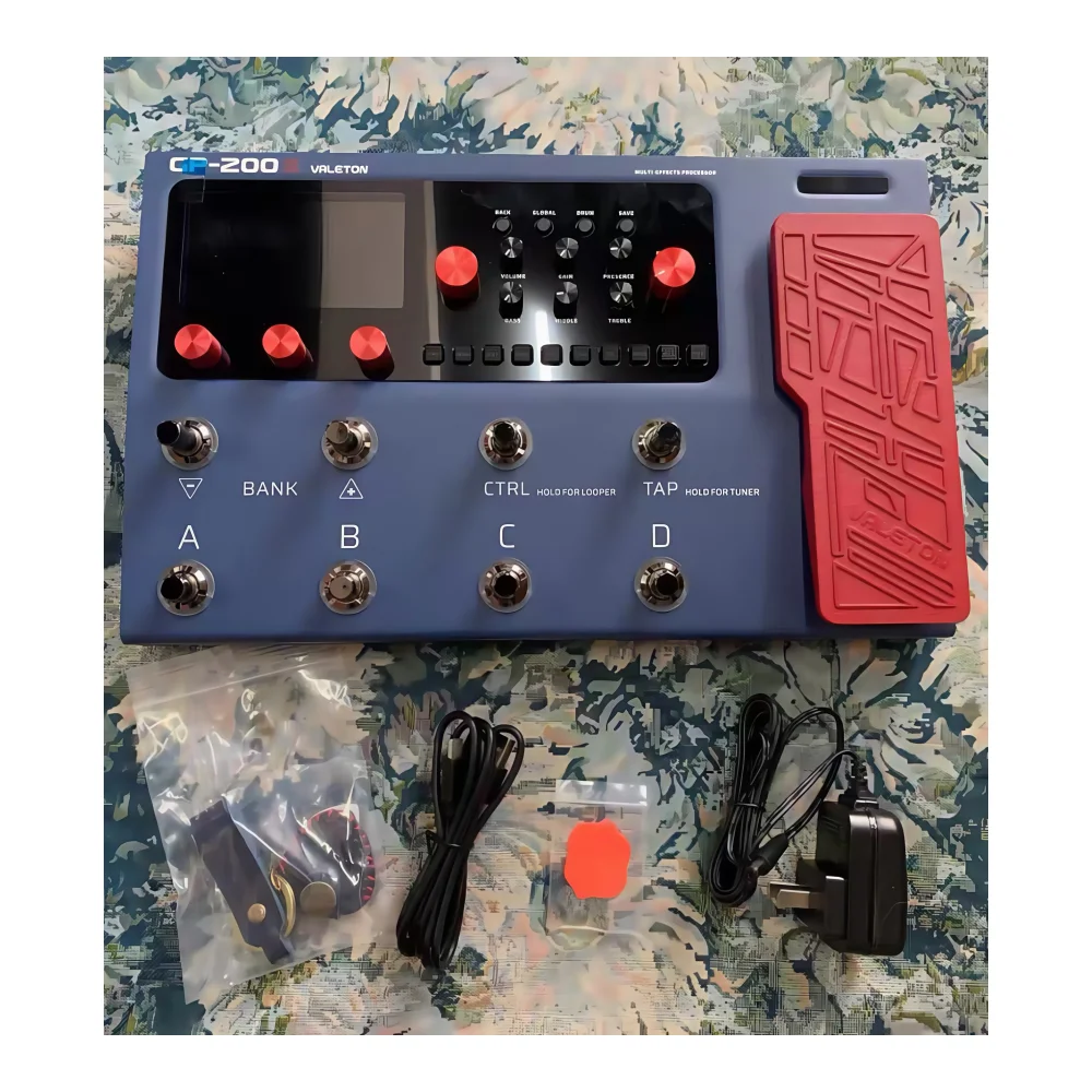 

Valeton GP-200X устройство с эффектом электрогитары, комплексная металлическая звуковая карта, бас-ферза, петля, инструменты для записи, аксессуары