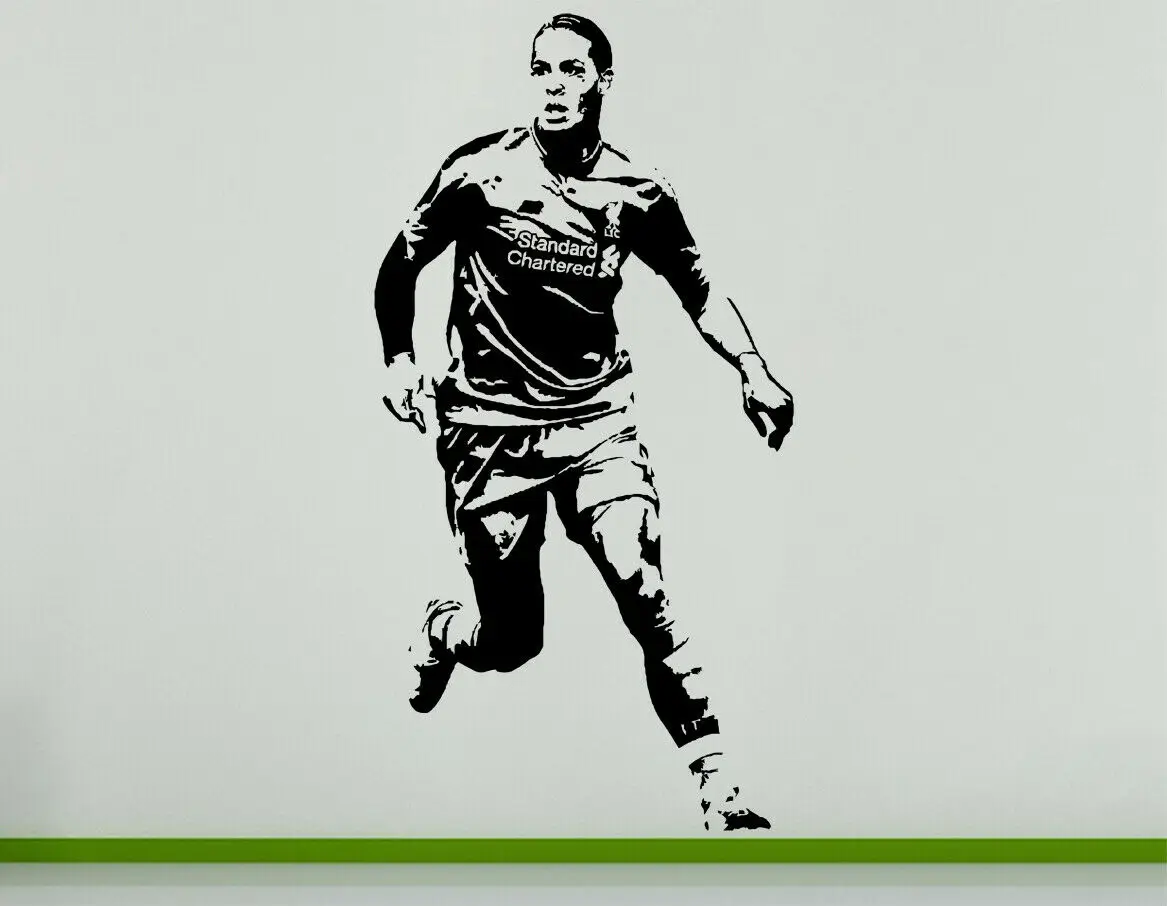 David De Gea  Virgil Van Dijk Dutch Soccer  Football Player Decal Wall Art Sticker Picture Decor