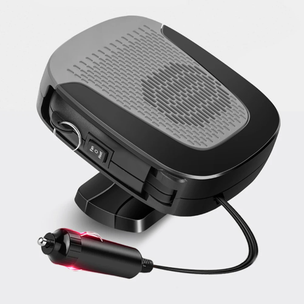 

Portable Car Heater Windshield Defroster Fan Cooling Heating Alloy ABS Automatic Overheat Protection Cigarette Lighter