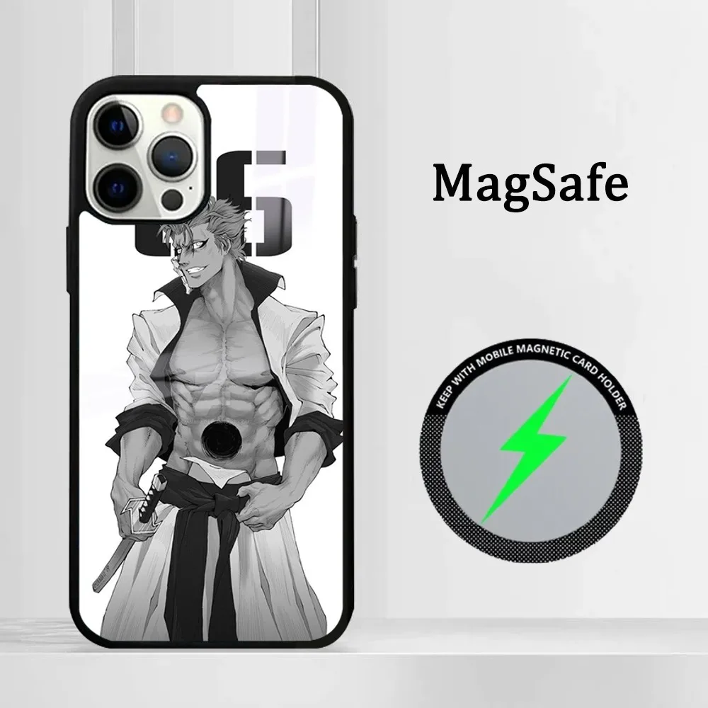 G-Grimmjow J-Jaegerjaquez Phone Case For IPhone16 15 14 13 12 11 Pro Max Plus Mini Mirror Magnetic Cover