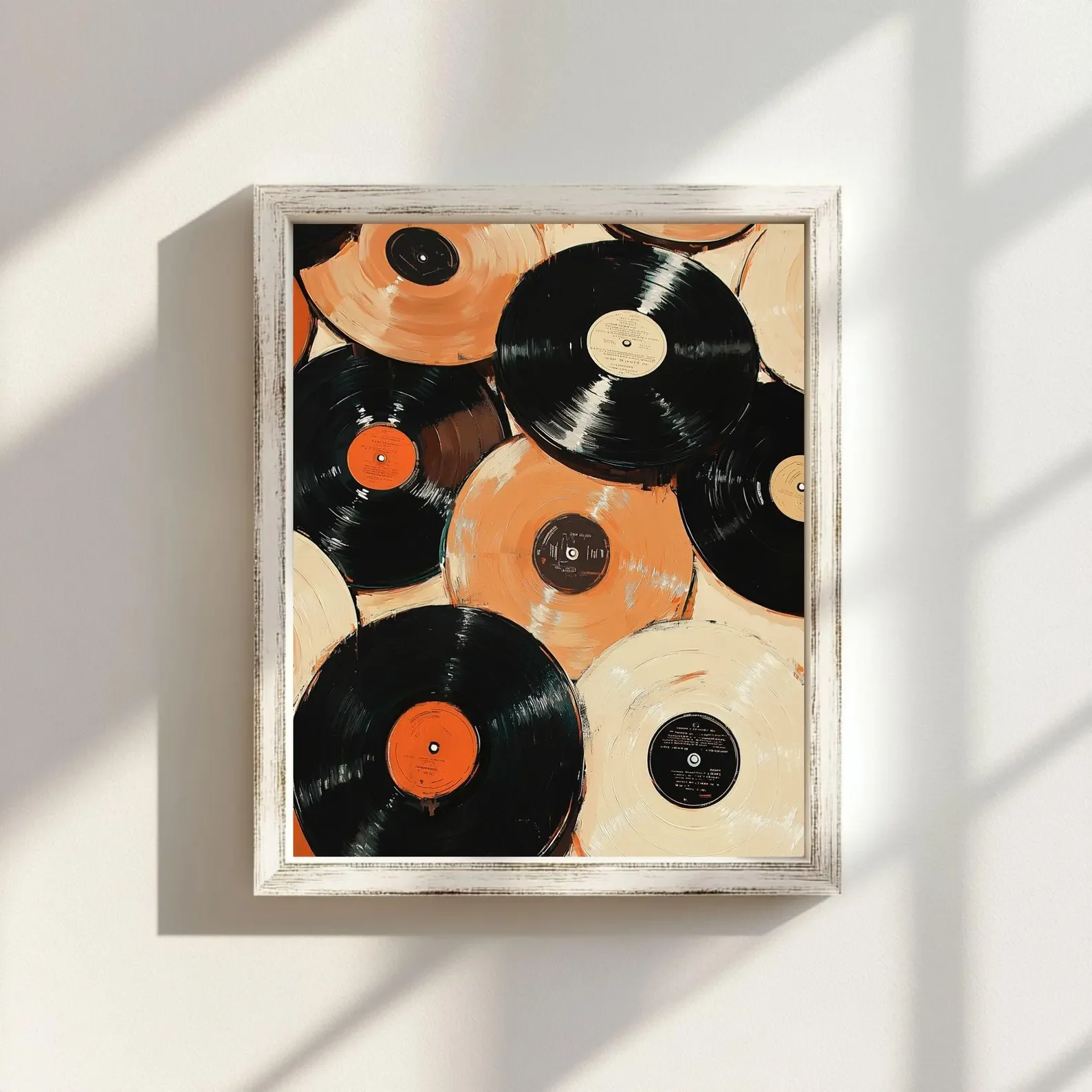 لوحة فنية جدارية انتقائية من Vintage Record، فن عصري، قابلة للطباعة الرجعية، مطبوعات غريبة الأطوار، ملصق موسيقي، تنزيل الفينيل، سجلات الفينيل، Di