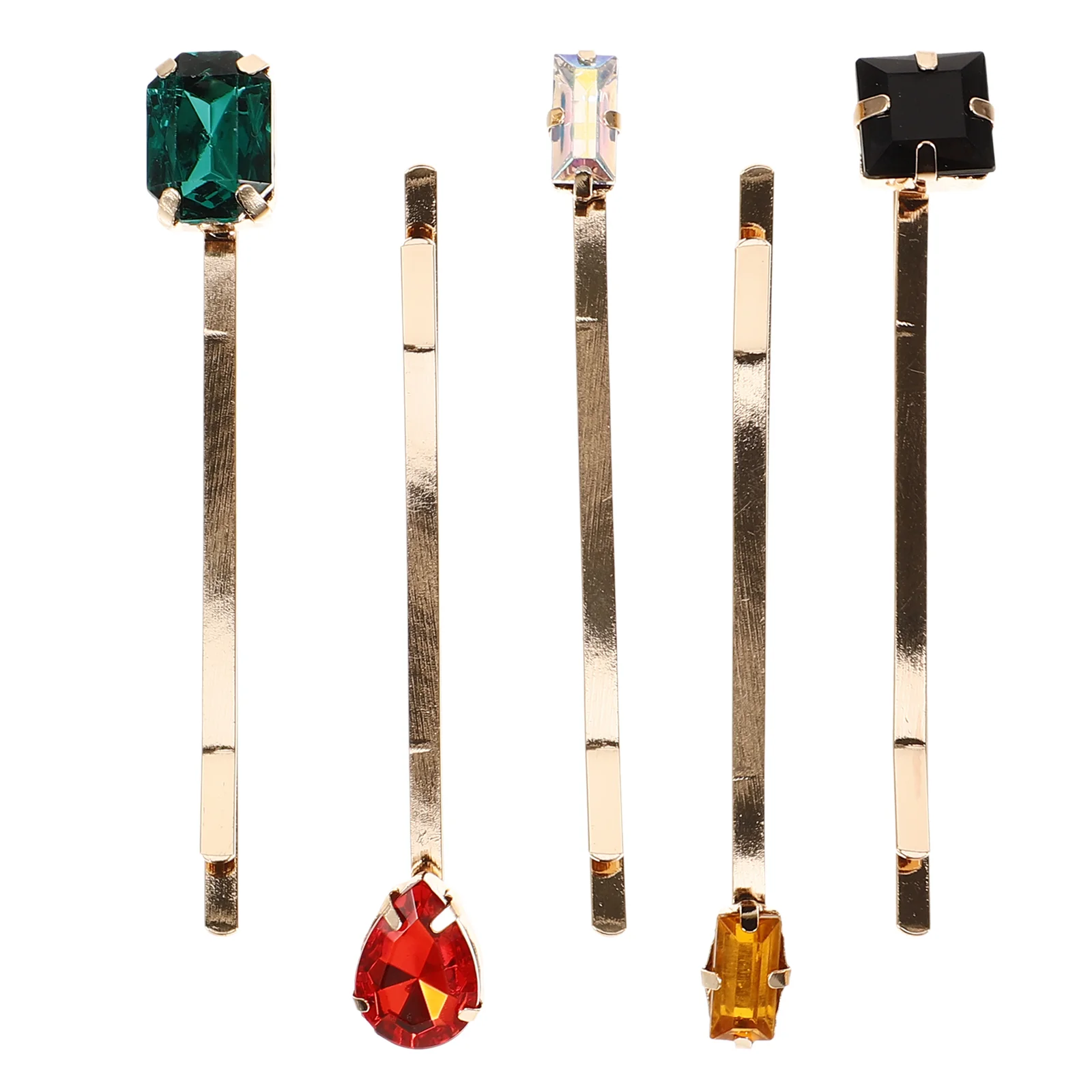 

5 Pcs Hair Barrettes Drill Clip Korean Version Women Pin Girl Fashion Clips Miss