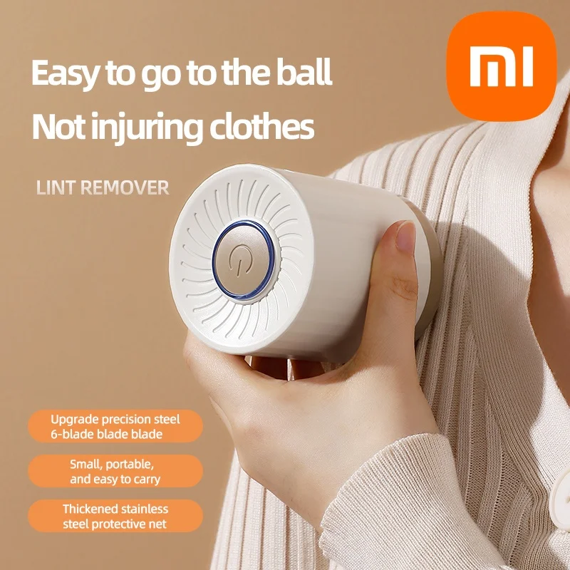 Xiaomi Lint Remover Portable Cloth Fabric Shaver Fluff Pellet Remove Machine Hairball Trimmer For Clothes Sweater Home Use