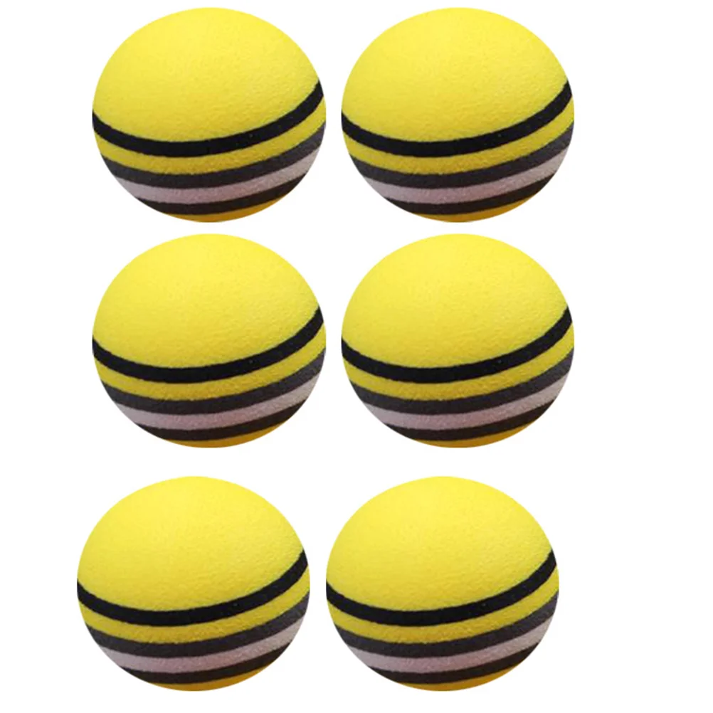 

10PCS Practice Balls EVA Elastic Kids Balls for Training (Random Color) accessories ball toys
