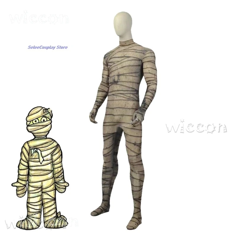 

Halloween Adults Kids Family Halloween Mummy Outfit Cosplay Costume Dress up Carnival Party Horror Anime Cosplay Women