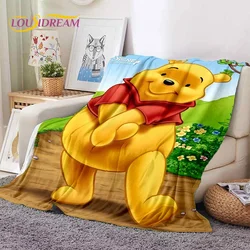 29 Style Winnie Pooh Bear Cartoon Soft Flannel Blankets,Throw Blanket Comfortable Blanket for Picnic Beds Sofa Home Bedroom Kid