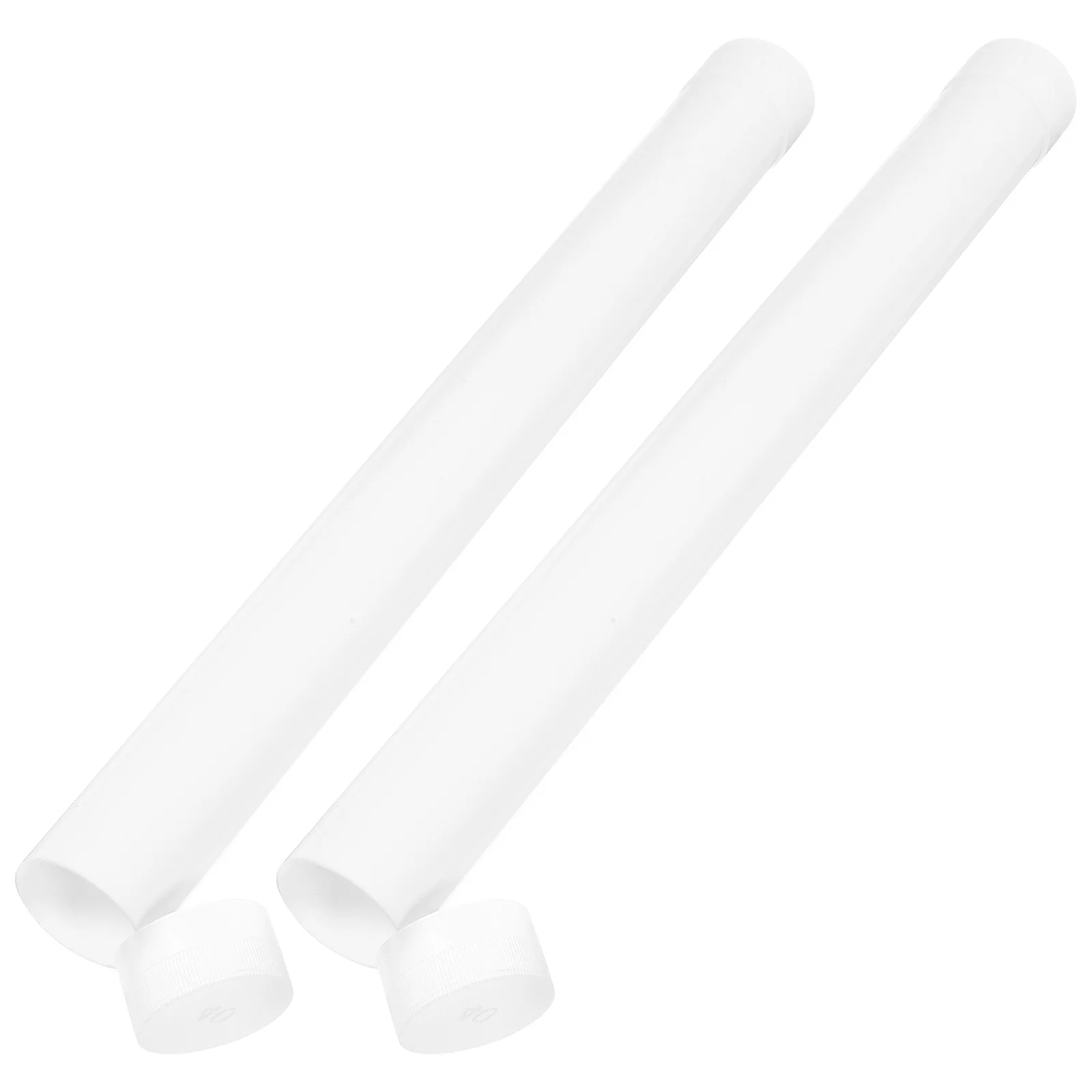Tubo portaoggetti per pittura da 2 pezzi, robusto tubo porta poster portatile per opere d'arte, documenti da disegno, custodia protettiva per il trasporto
