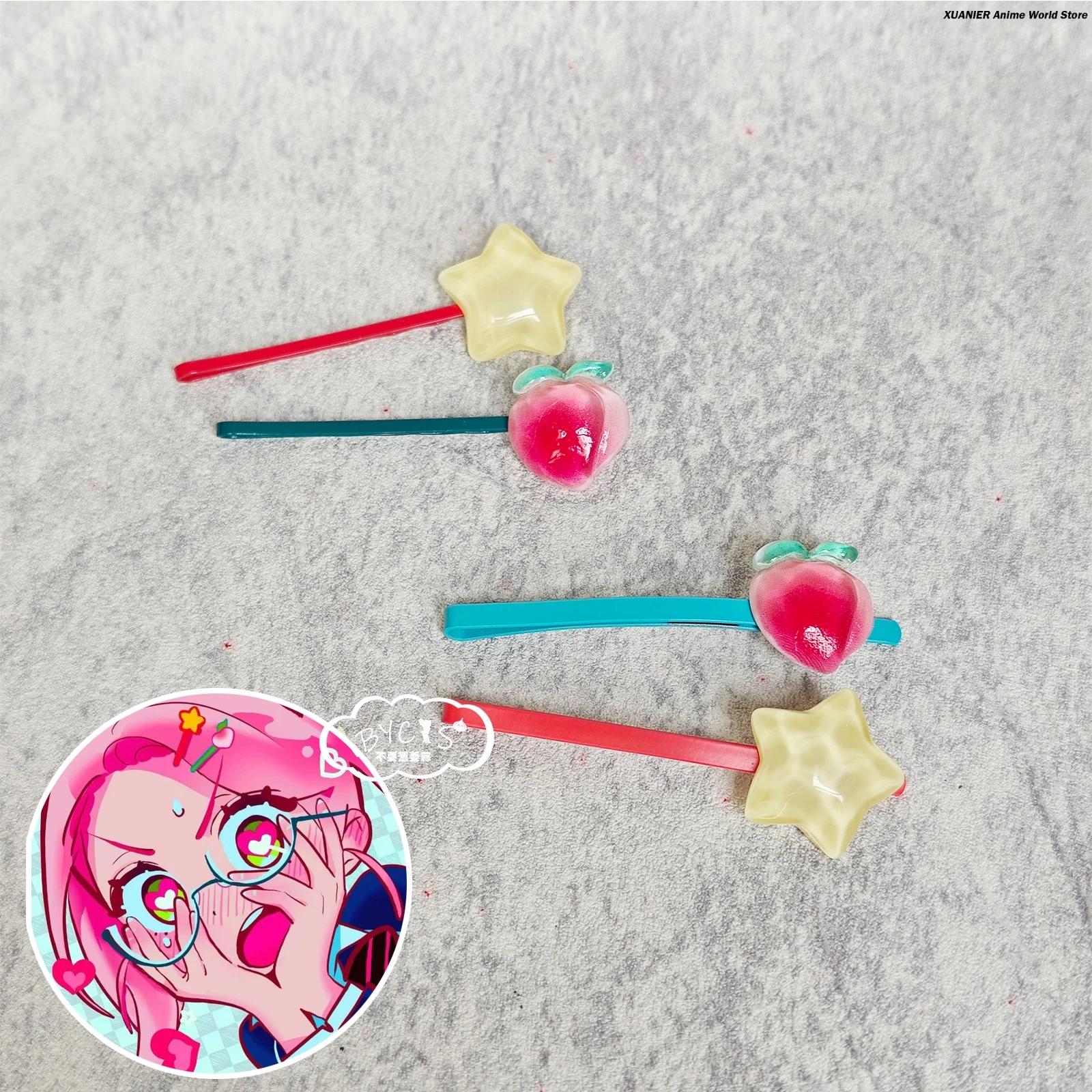 

Игра Чужой Сцена Мизи Тематический Костюм Звезда Персик Шпилька Мультфильм Головные Уборы Аксессуары Заколка Для Волос Ювелирные Изделия Косплей Реквизит Подарок