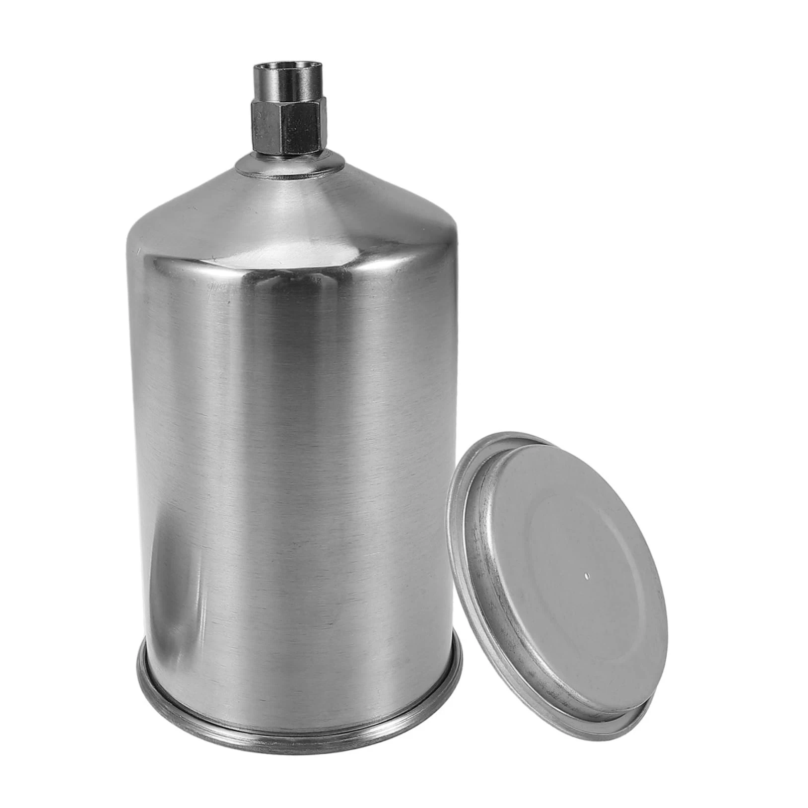 1000ML Metal Spray Gun Cup Refillable Paint Pot Fast Mover Threaded Connector Automotive Crafts Painting Spray Gun Accessories