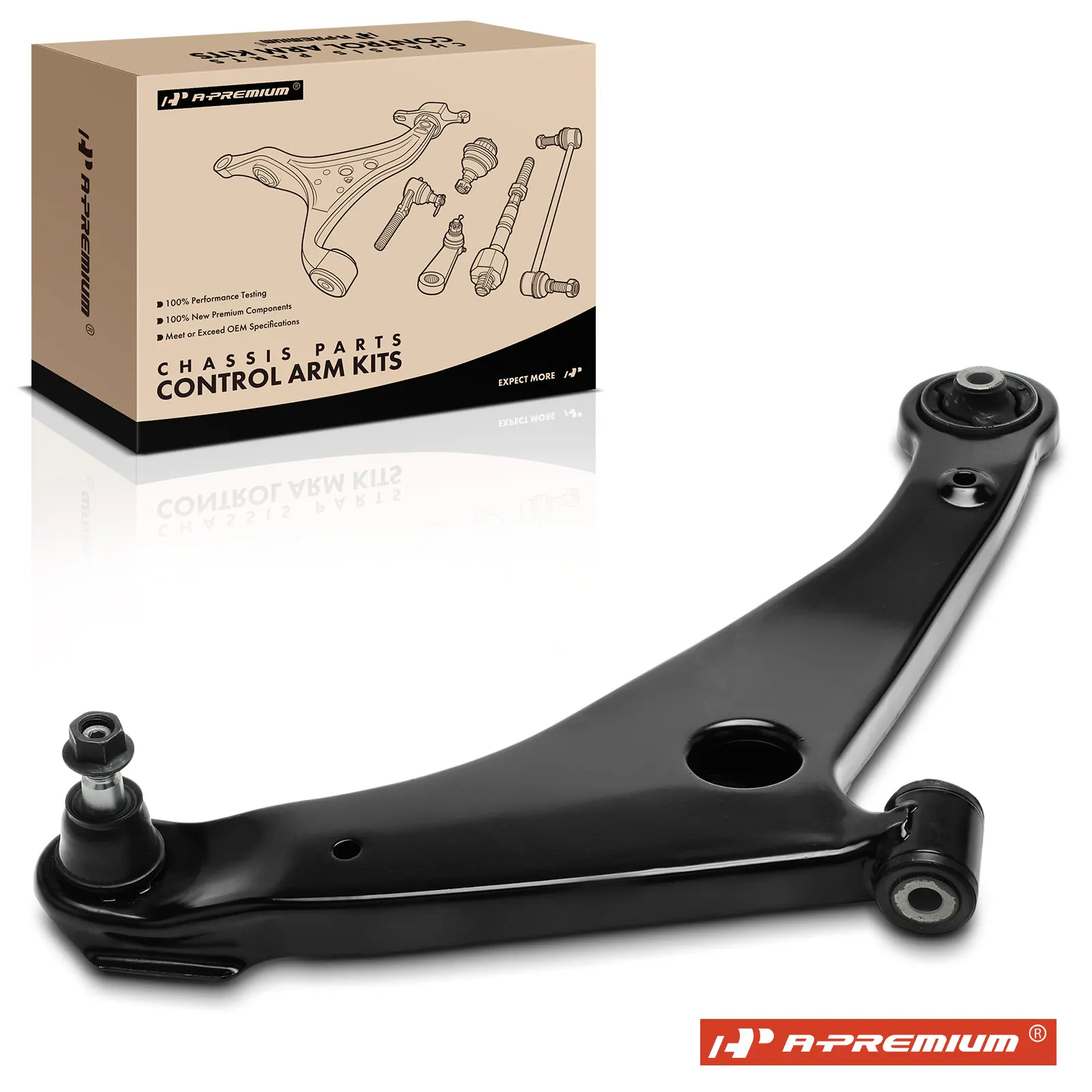 A-Premium Front Right Lower Control Arm w/Ball Joint for Mitsubishi Eclipse 2006-2012 Galant 2004-2012