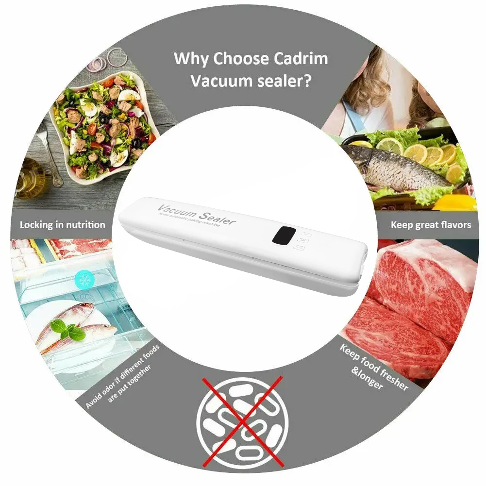 Macchina confezionatrice sottovuoto per sacchetti per alimenti Macchina confezionatrice sottovuoto Risparmio alimentare Nuovo di alta qualità per plastica elettrica domestica