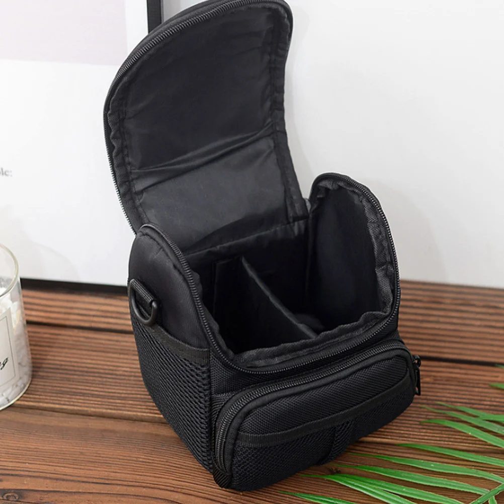 1 pçs câmera bolsa de armazenamento ombro portátil pequeno leve alça ajustável maleta câmera crossbody saco ao ar livre