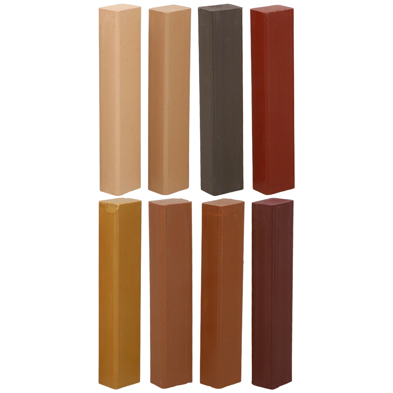 

8Pcs Wood Furniture Repair Kit - Hard Wax Filler Sticks for Floor Scratches Holes Fast Heat Melt Application Wood Floor Repair