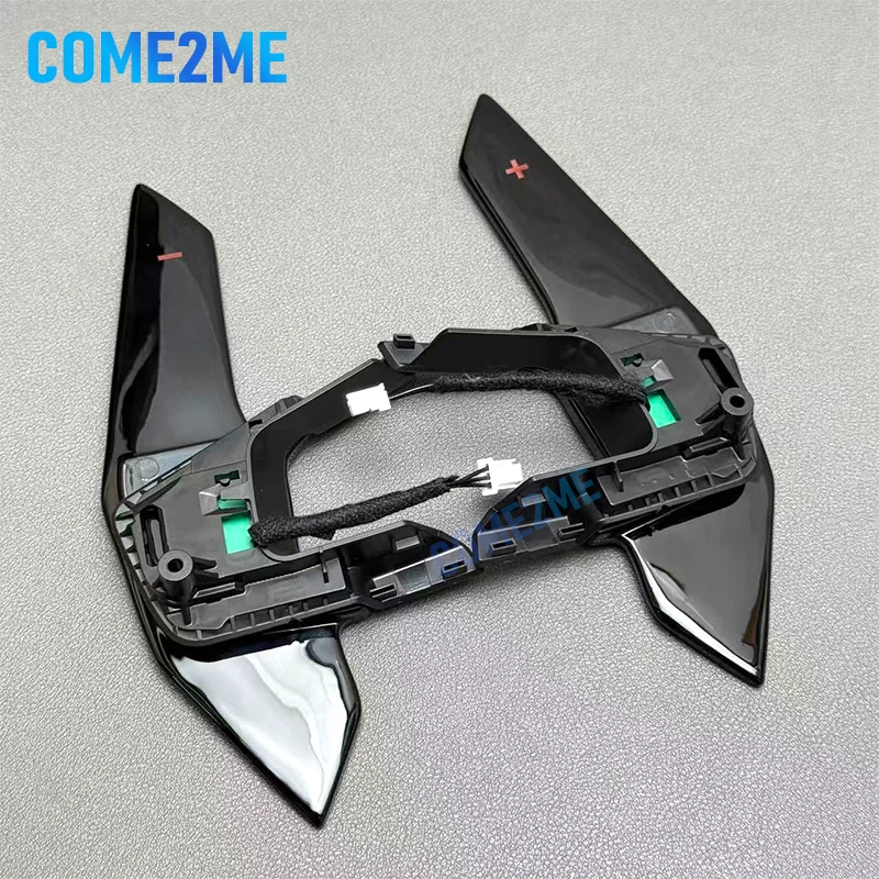 Suitable for Volkswagen Golf 7/7.5 GTI/R sport steering wheel accessories, painted piano black shift paddles high-end accessorie