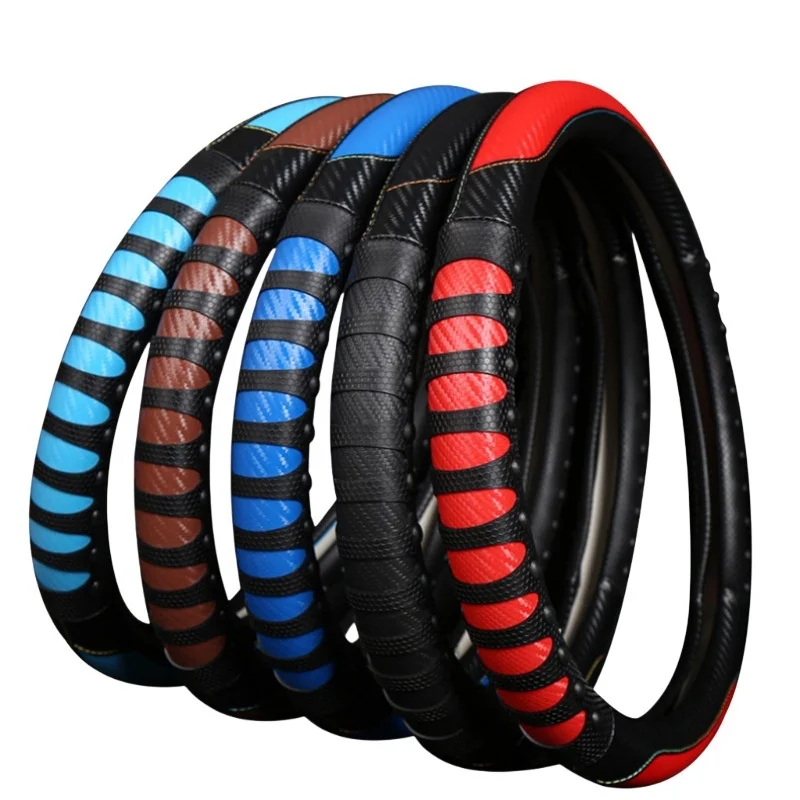 Car Steering Wheel Covers For Mitsubishi Pajero 4 2 Sport Outlander xl asx Montero Accessories Lancer 9 10 Carisma 3