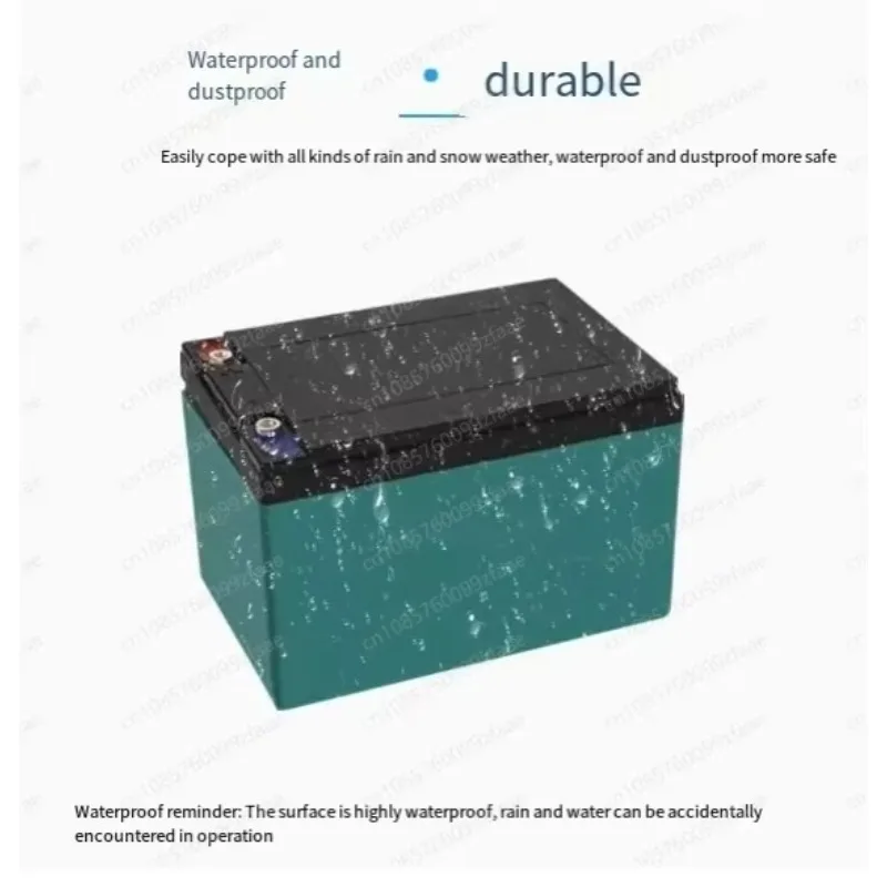 High-Quality ABS Battery Case Box | For 12V 12Ah/20Ah/32Ah/45Ah LiFePO4, Li-Ion & Lead-Acid Batteries