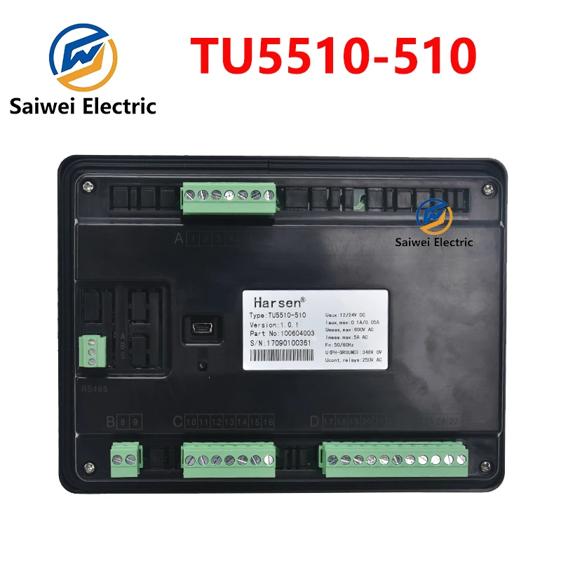 Genuine Harsen Controller TU5510-510 For Diesel Generator Set Control Board