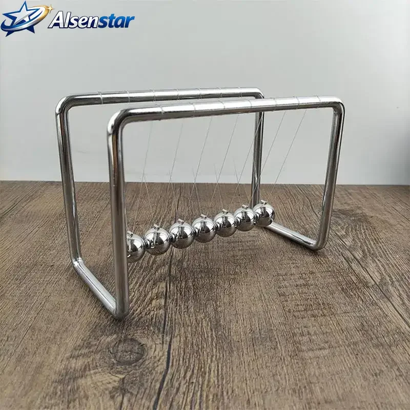 Motion Balance Machine Newtons Cradle Steel Balance Steel Balls Desktop Ornament Physics Science Pendulum Home Decoration
