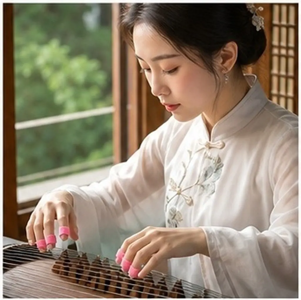 8Pcs Silicone Guzheng Nail Protection Covers Soft Comfortable Nail Covers for Guzheng Learning Practice Playing Supplies