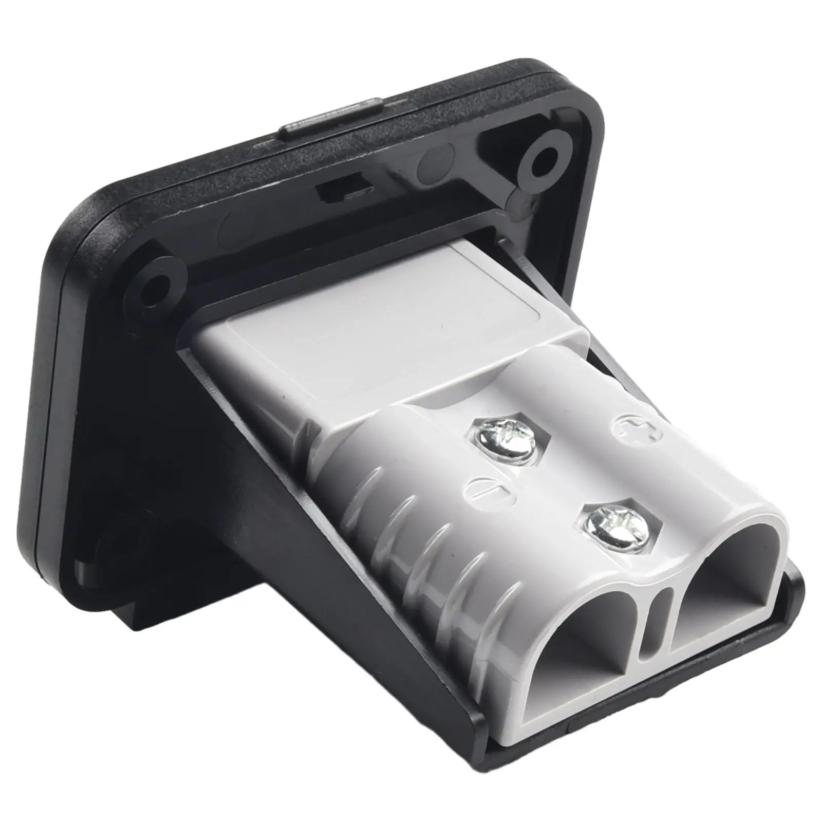 For Ships For Yachts Connector FOR Anderson Flush Panel Bracket With Cover 10-25awg 120A 1PC Bracket For Caravan Portable