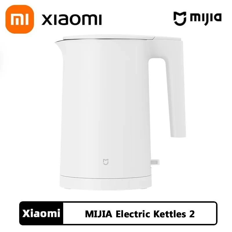 Xiaomi Mijia Electric Kettle 2 Fast Hot Boiled Electric Water Pot 1800W 1.7L Stainless Steel Liner Auto Power-Off New Products