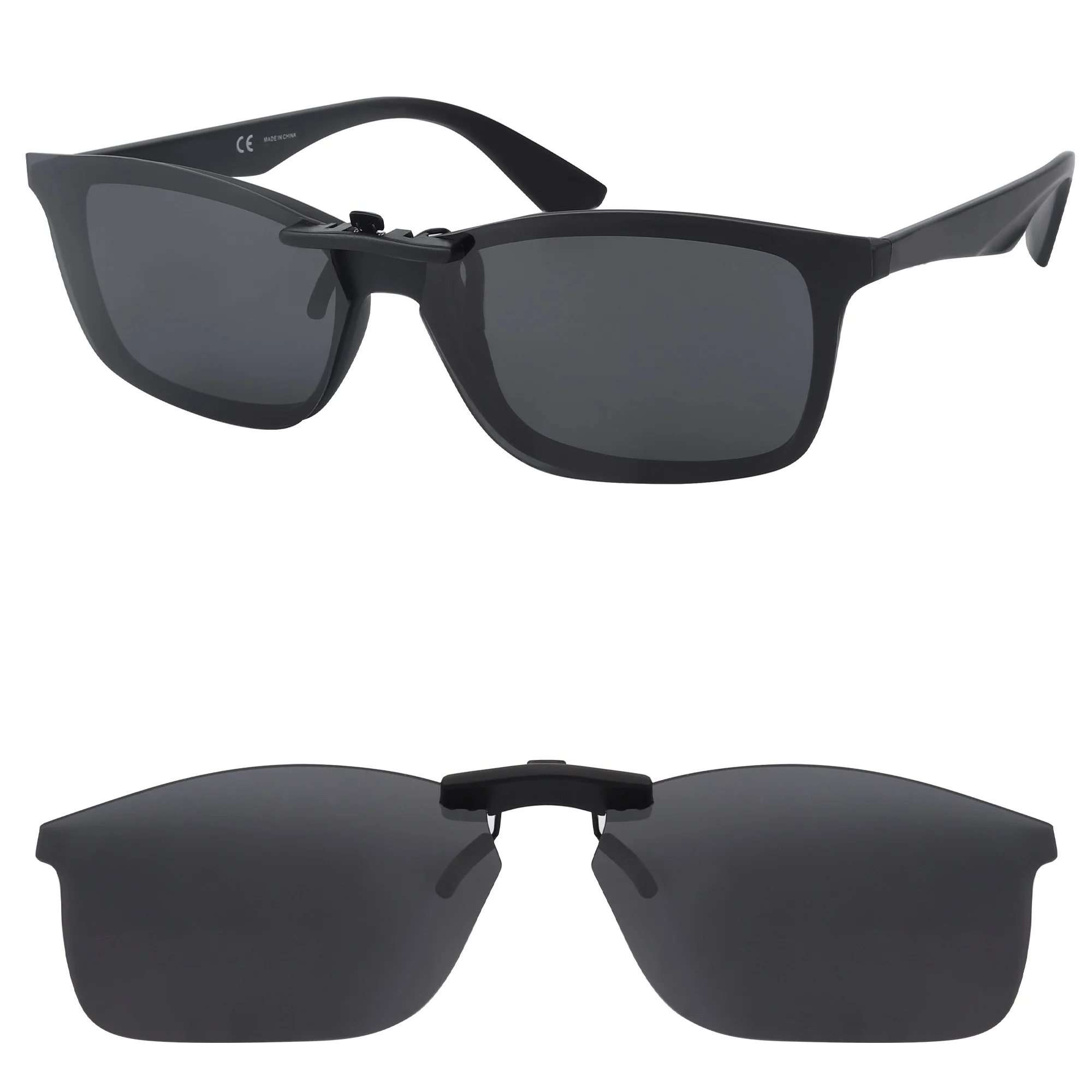

Rarayvix Polarized Clip-on Sunglasses Lenses Compatible with Ray-Ban RB7047 54mm RB7047-54 UV Protection Sunglasses