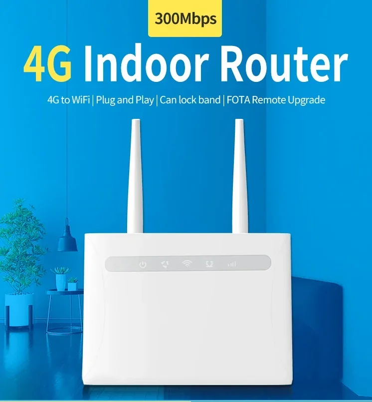 Unlocked 300Mbps Wifi Routers 4G lte cpe Mobile Router with LAN Port Support SIM card Portable Wireless Router wifi 4G Router