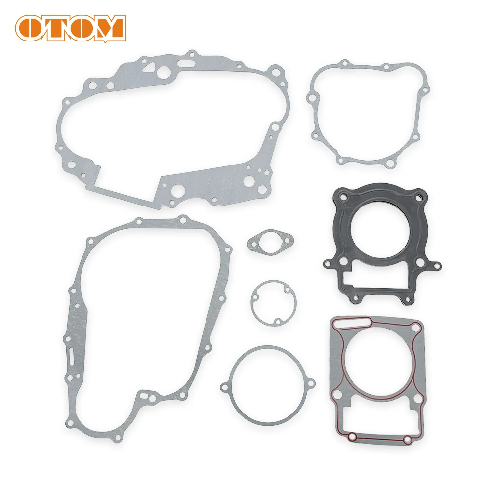OTOM 250cc Motorcycle Engine Gasket Cylinder Head For ZONGSHEN Cyclone RA2 ZS172FMM-5 PR250 Engine Parts Complete Gasket Kit