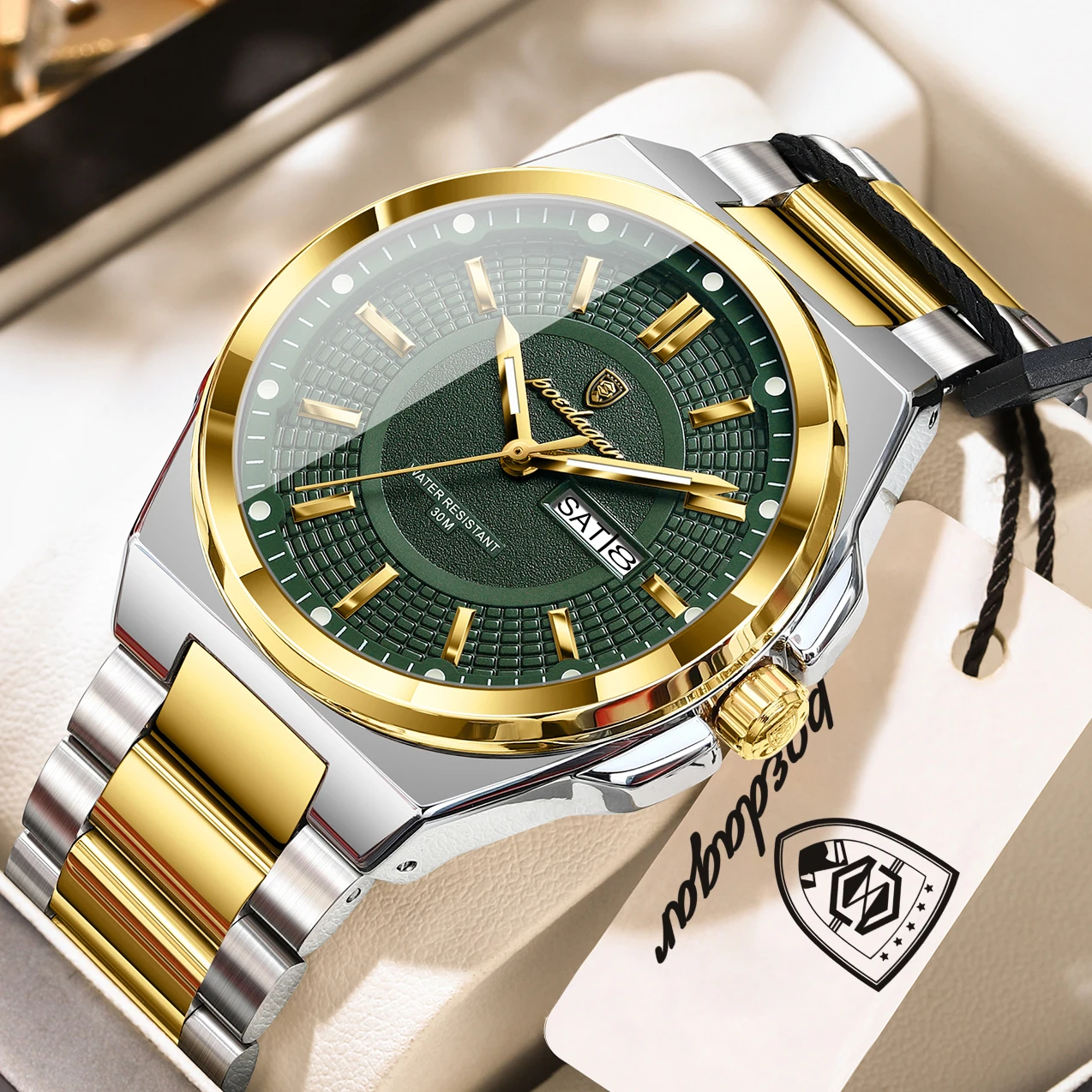 Men's Stylish Waterproof Luminous Casual Watch
