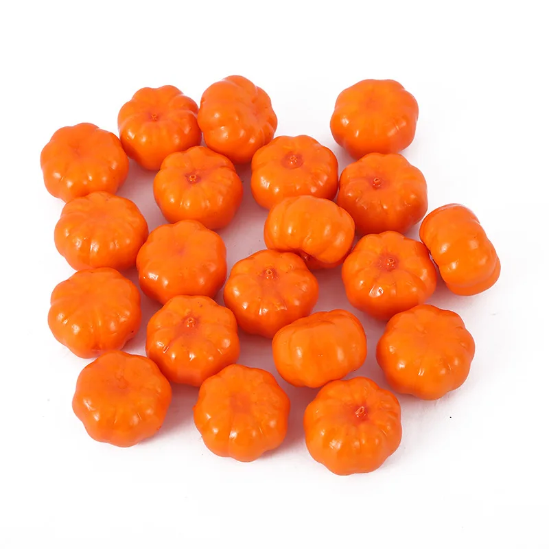 20/30 Stück Mini-Kürbis-Kunststoff, künstliches Gemüse für Ernte, Herbst, Party, Heimdekoration, Weihnachten, Esstisch, Mitteldekoration – Detail 9