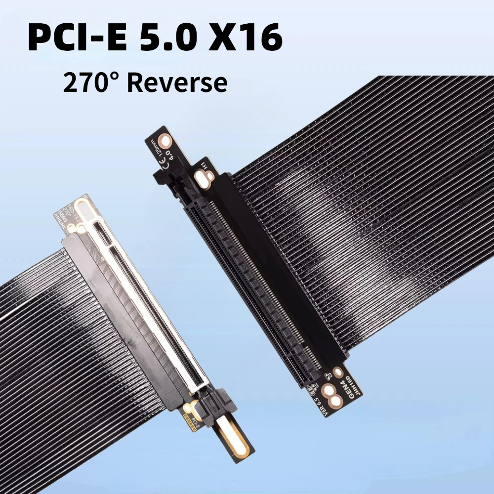 phanteks-217e-pcie-50-x16-riser-cable-nzxt-h1-270°-reverse-right-angle-silver-plated-cable-gen-5-64gb-s-pc-gpu-extension-cable