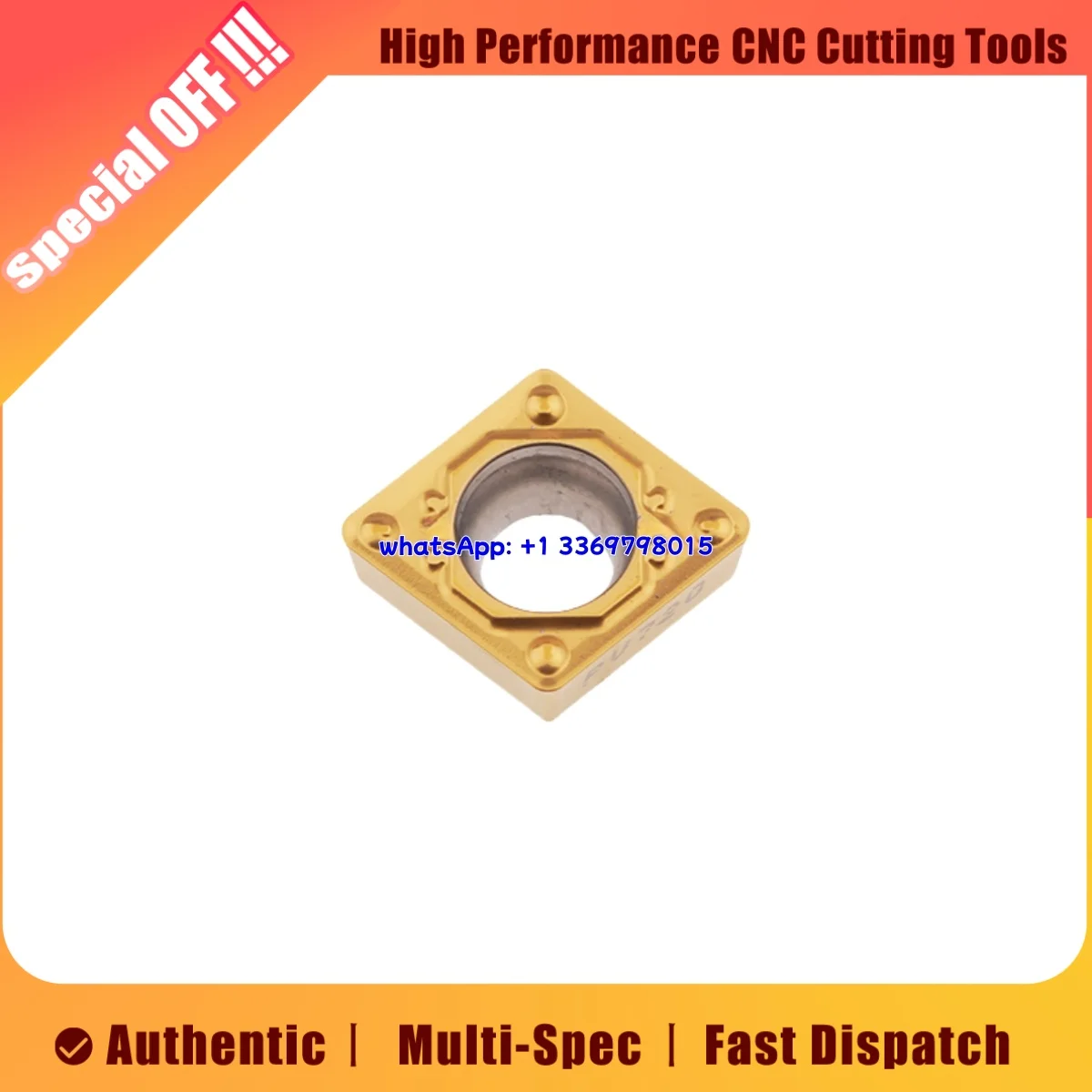 

Original CCMT CCMT09T3 04 -PP SE HQ CA525 KPD001 KX405 PR1725 Turning Insert