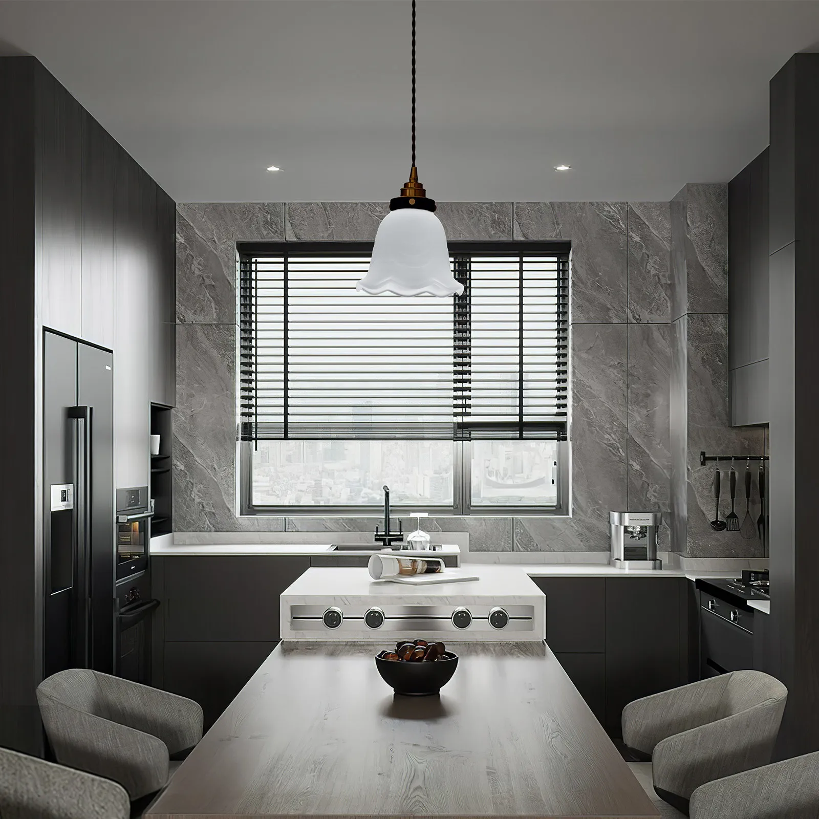 

3Pcs Glass Lampshade E27 High Quality Sturdy Light Diffuser for Lamp Protection Elegant Decorative Shade Chandelier Replacement