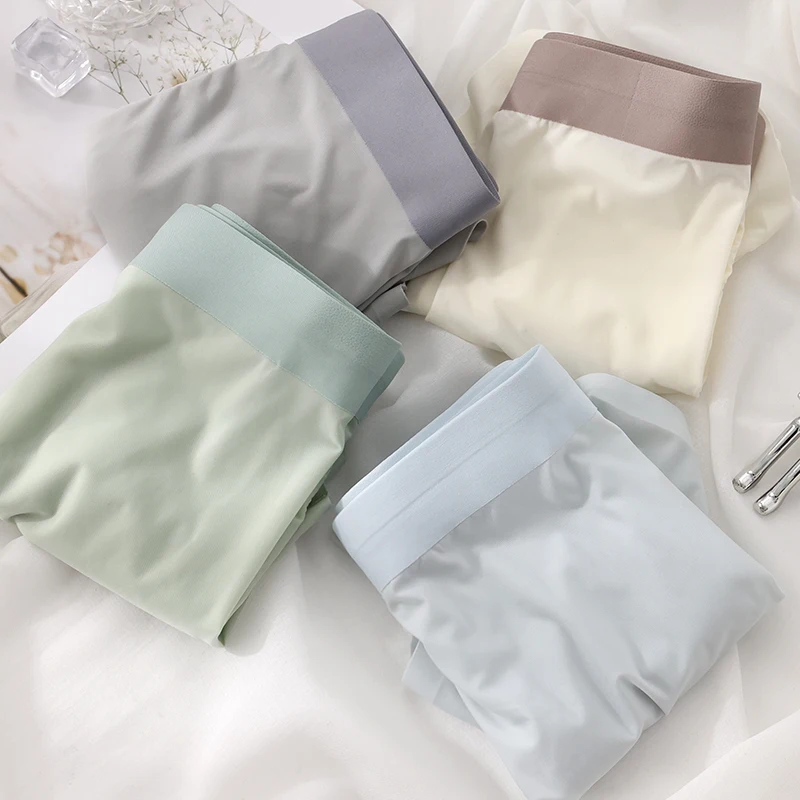 ملابس داخلية رائعة للغاية للرجال - 82% نايلون 12% سباندكس، لمسة باردة طوال اليوم، خصر مرن، ألوان باستيل