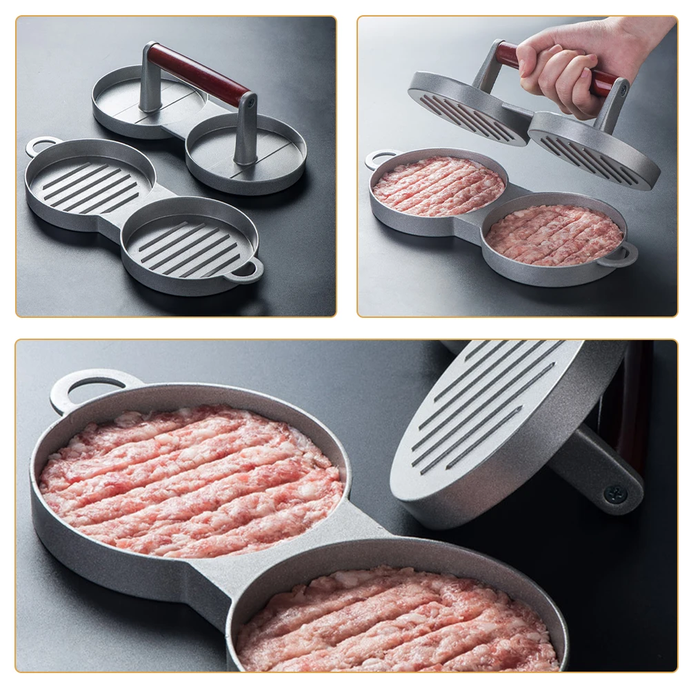 

Hamburger Press Mold Patty Maker Smash Home Kitchen Meat Squeezer Portable Aluminum Alloy Commercial