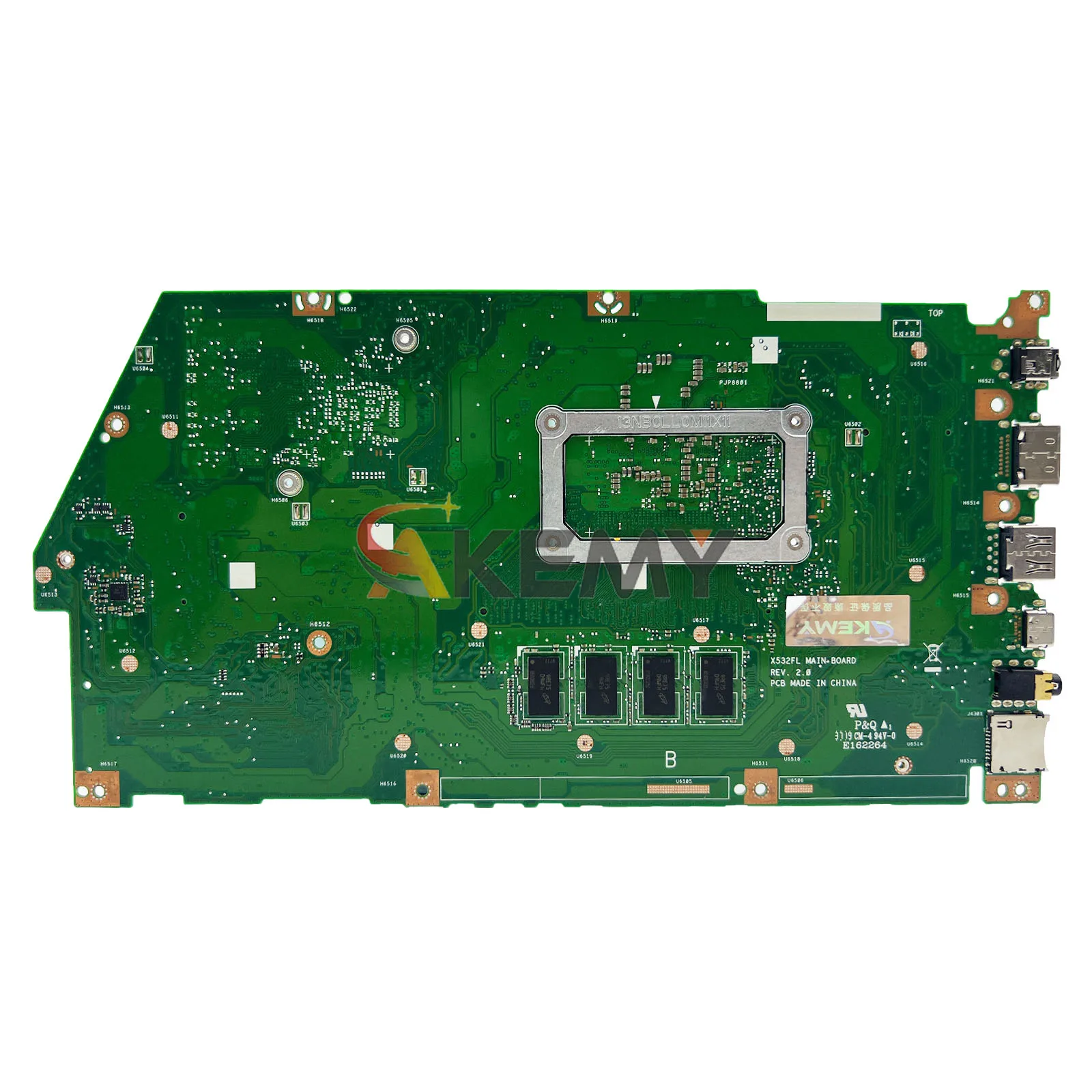 X532FA Laptop Motherboard Für ASUS S5500F X532F K532F X532FL K531F S531F X532FAC V532F X532FLC S532F Mainboard Mit I3 I5 I7 CPU
