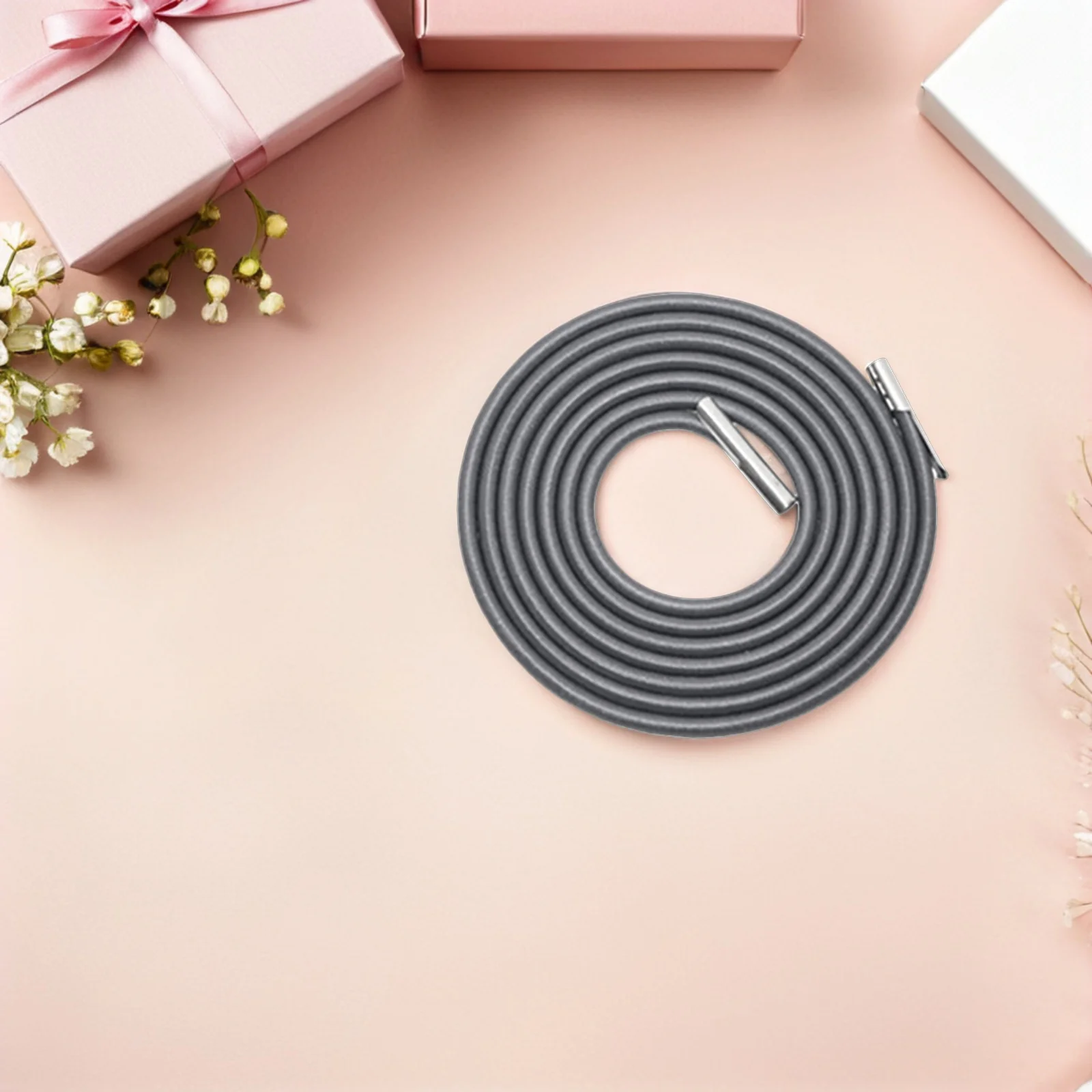 Corda elástica premium para chaise longue, 4 unidades, durável, acessórios de cabo elástico, corda cinza para chaise longue, cabo de borracha