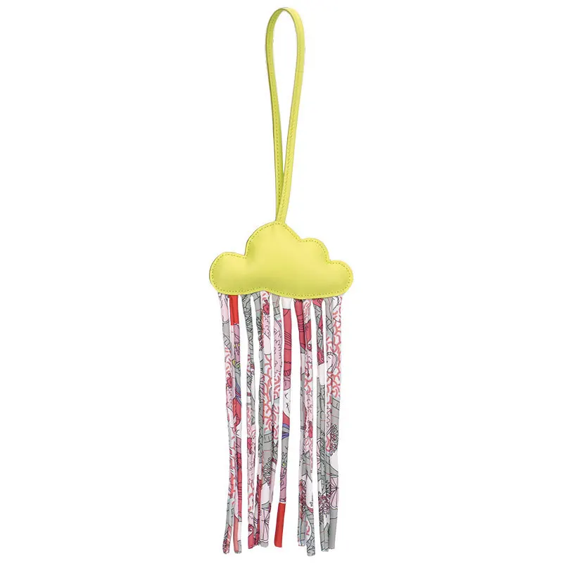 

Hot Selling Tassel Cloud Bag Charm For Handbag Backpack Purse Pochette Hanging Decoration Ornament