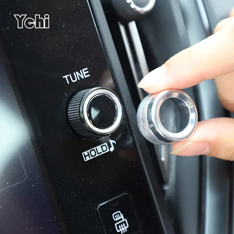 Aluminum Alloy Car volume media knob ring Air Outlet Adjustment Knob ring For Subaru WRX2021-2023 Car Accessories