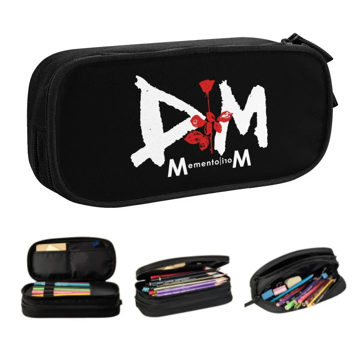 Cute Cool Mode Pencil Cases for Boys Gilrs Custom DM Large Capacity Pen Bag Box School Accessories