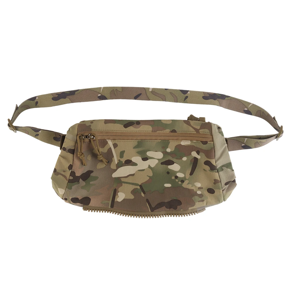 Tactical Multifunctional Hand Warmer, Zipper Style Storage, Thickened and Plush Lining, Front Storage Hunting Pouch