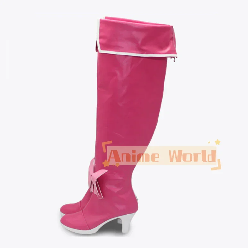 Mahou Shoujo ni Akogarete Gushing over Magical Girls Looking Up To Magical Girls Hanabishi Haruka Magia Magenta รองเท้าคอสเพลย์