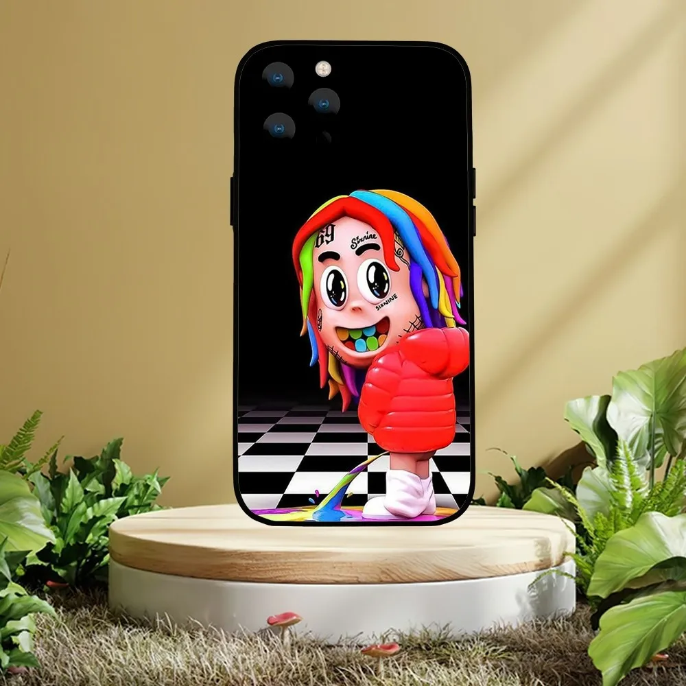 Rapper 6ix9ine  Phone Case For iPhone Mini 11 12 13 14 15 Pro XS Max X Plus SE XR Shell