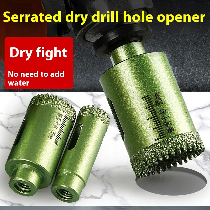 

Sawtooth Hole Opener, Ceramic Tile, Marble, Quartz Stone Countertop Drilling, Brazing Dry Hit Angle Grinder Special Purpose